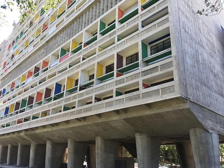 Flat Air Conditioning 4 People Near Stadium Beach Marsilya 0*,